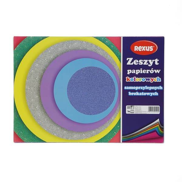 Värillinen itseliimautuva paperi A4/8K glitter (10 kpl)