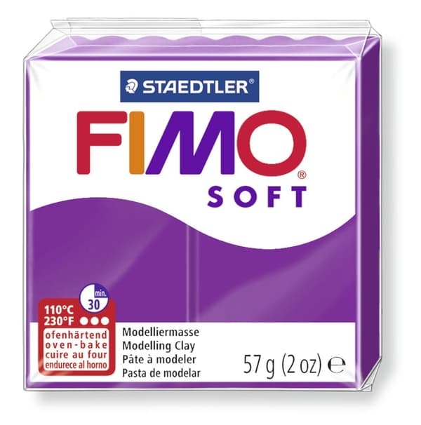 Fimo Termohärdande Plastmassa Mjuk lila 57g