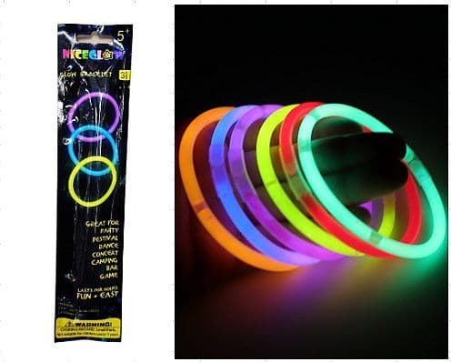 Fluo armbånd 6 stk