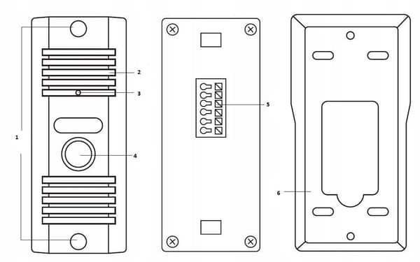 EURA ADP-11A3 \"INVITO\" samtaleanlæg m/hovedtelefon hvid
