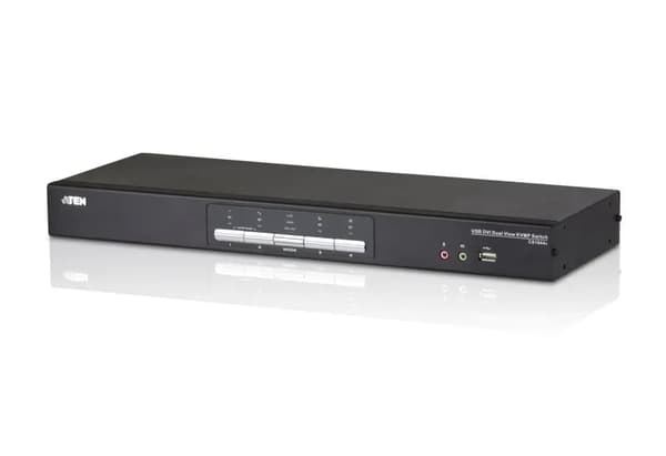 ATEN USB DVI Dual View KVMP-switch CS1644A - KVM / ljud / USB-switch - 4 portar