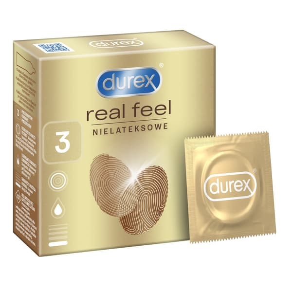 Durex Real Feel Kondomer 3 st