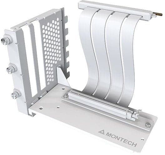 Vertikalt GPU-monteringskit, PCIe 4.0 Riser-kabel (vit, 20 cm)