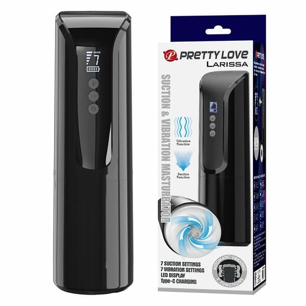 Pretty Love Larissa värisevä imulaite LED-näytöllä USB