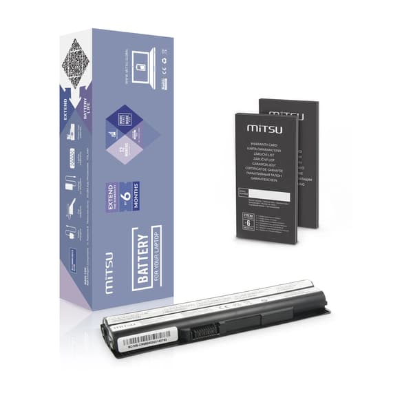 Akku Mitsu Akku MSI CR650, A6500 (4400 mAh) -BC/MS-CR650