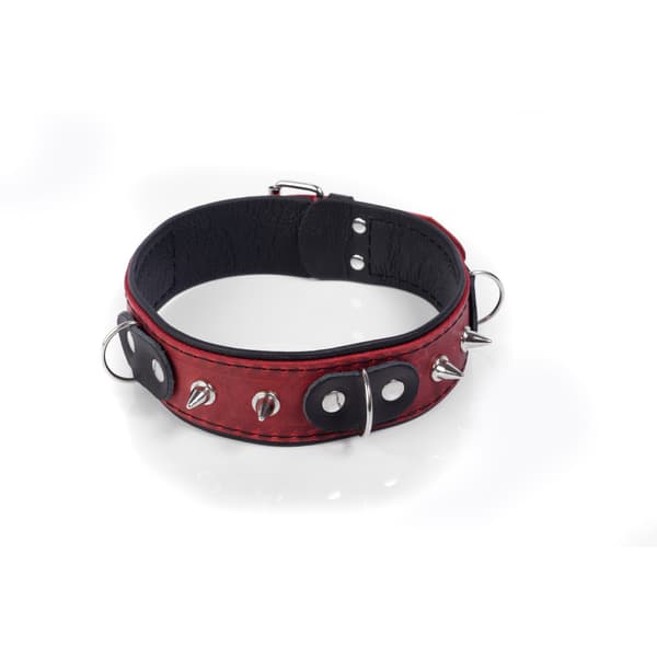 Halsband Crazy Horse Röd, Liten