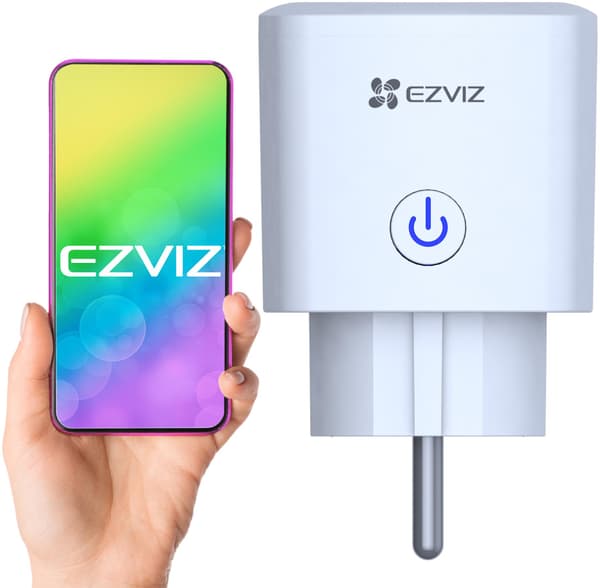 Smart EZVIZ T30-10B stikprop med strømforbrugsovervågningsfunktion