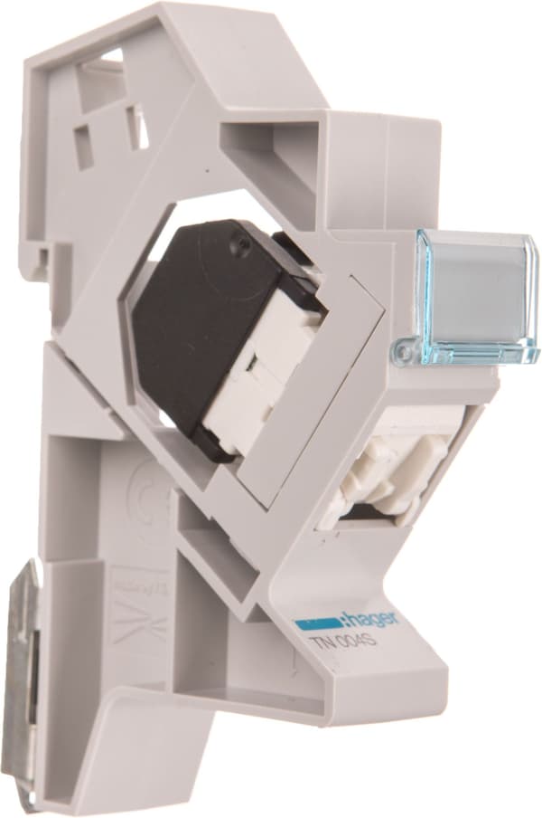 Patch-moduuli cat.5e UTP 1xRJ45 DIN-kiskoon TS35 TN004S