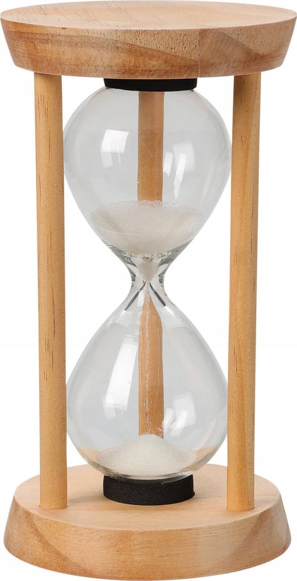 Home Styling Collection Dekorativt timglas i trä, 24 cm