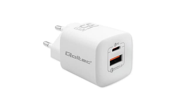 Qoltec Ladowarka sieciowa 35W GaN ULTR