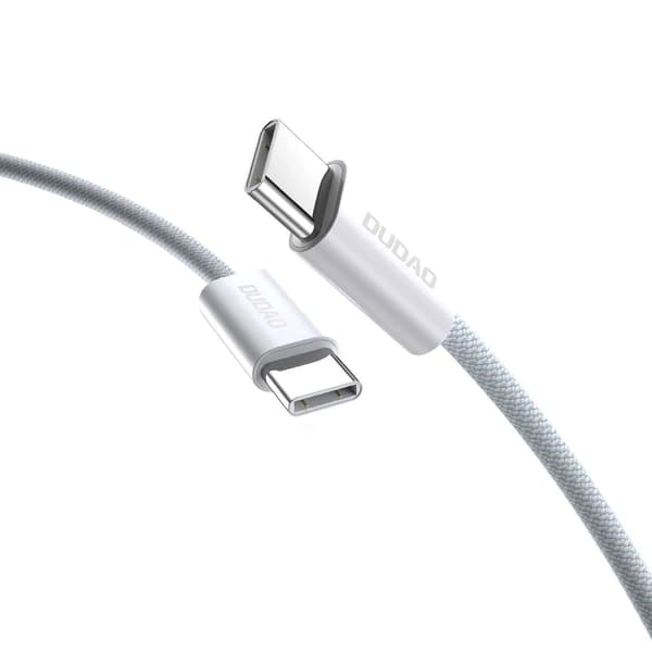 Dudao L6C USB-C – USB-C PD-kabel 30 W 1 m – Lyseblå