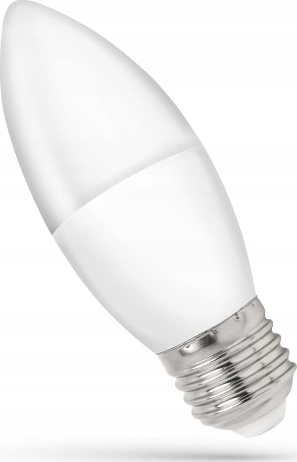 LED-kynttilänjalka E27 230V 8W CW Spectrum
