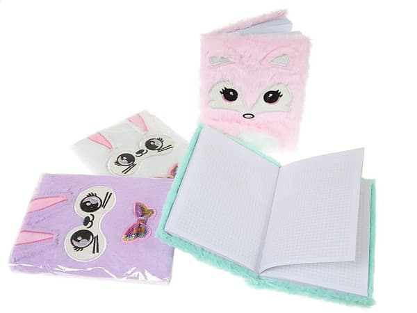Anteckningsbok pälsdjur 555860 MIX pris per 1 styck