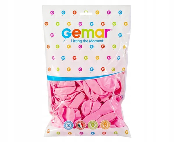 BALLON PASTEL 10 ROSA 100 STK