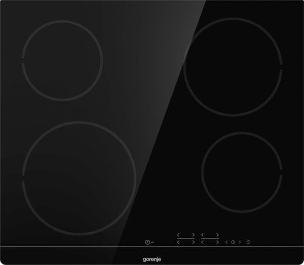 Gorenje | ECT641BSC | Häll | Vitrokeramisk | Antal brännare/kokzoner 4 | Touch | Timer | Svart | Display