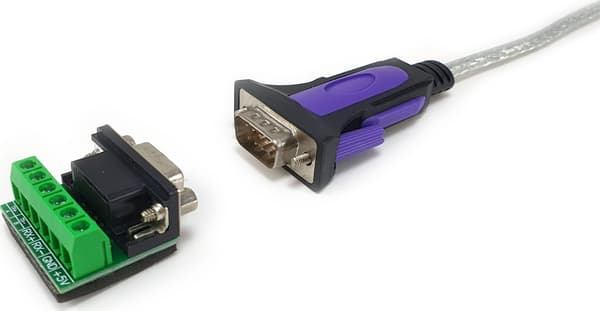Equip USB-A till seriell RS-422/485 DB9-adapterkabel
