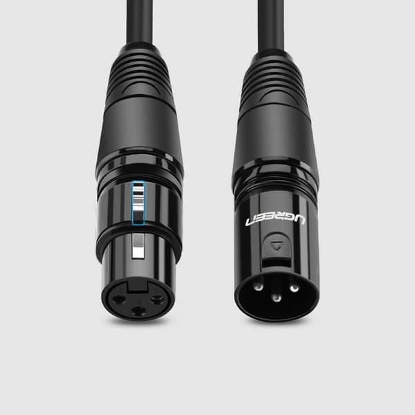 XLR-kabel hun til XLR han UGREEN 20710B - 2 m (sort)