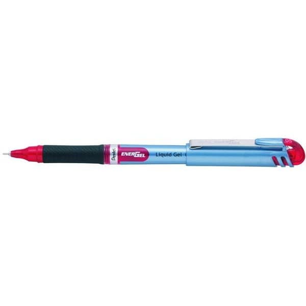 Pentel KULSPETSPENNA PENTEL ENERGEL BLN15, RÖD
