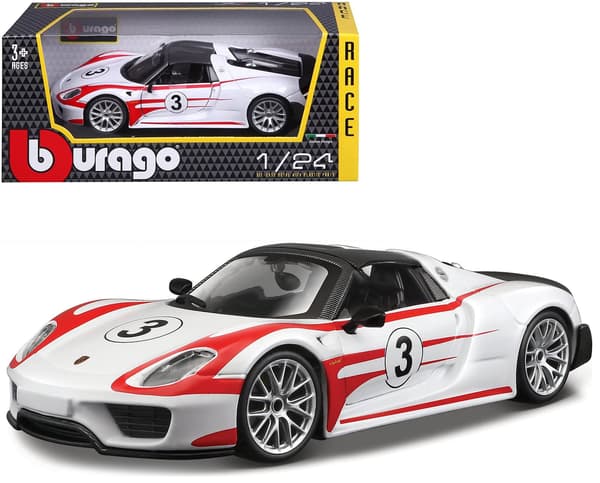 Porsche Race 918 Weissach 1:24 BBURAGO
