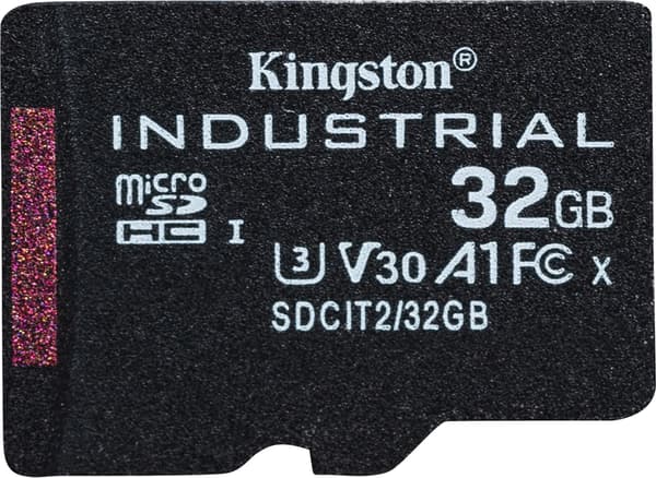 Kingston Flash-kort inkl. SD-adapter industriel - microSDHC UHS-I - 32 GB