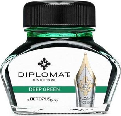 Diplomat bläck Diplo Octopus 30ml glas mörkgrön