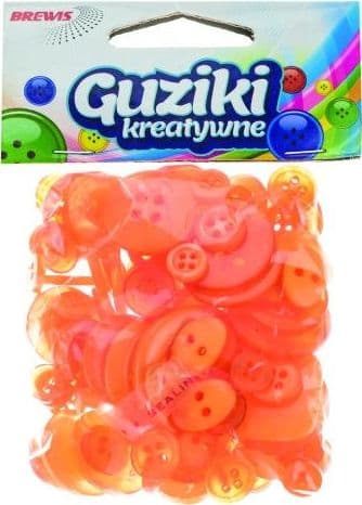 Luovat oranssit napit 40g