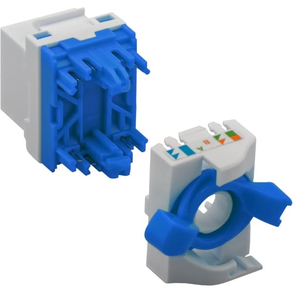 Techly Keystone Modul RJ45 Kat.6A U/UTP, selvlåsende