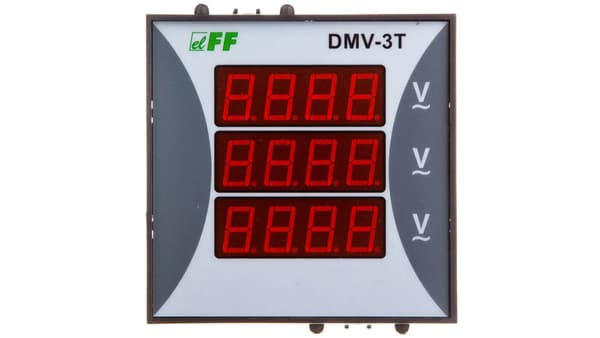 3-faset digital modulvoltmeter 100-300V AC Extense 0.5 TruErms DMV-3T