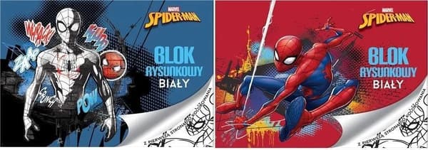 Ritblock A4/20K vit Spindelmannen