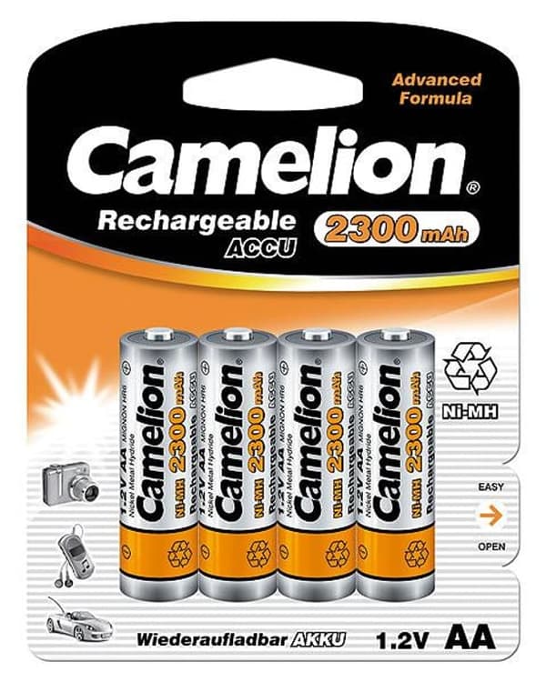 Genopladelige batterier Camelion AA Mignon 2700mAH + æske (4 stk.)