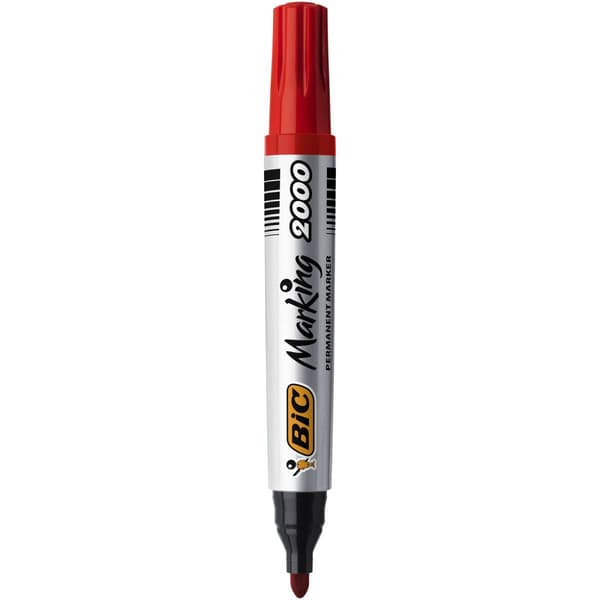 BiC marker rød straggly p12 820913, pris for 1 stk
