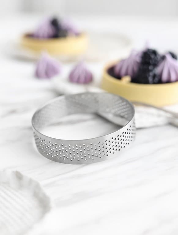 Perforeret rund bageform 8cm - Patisse