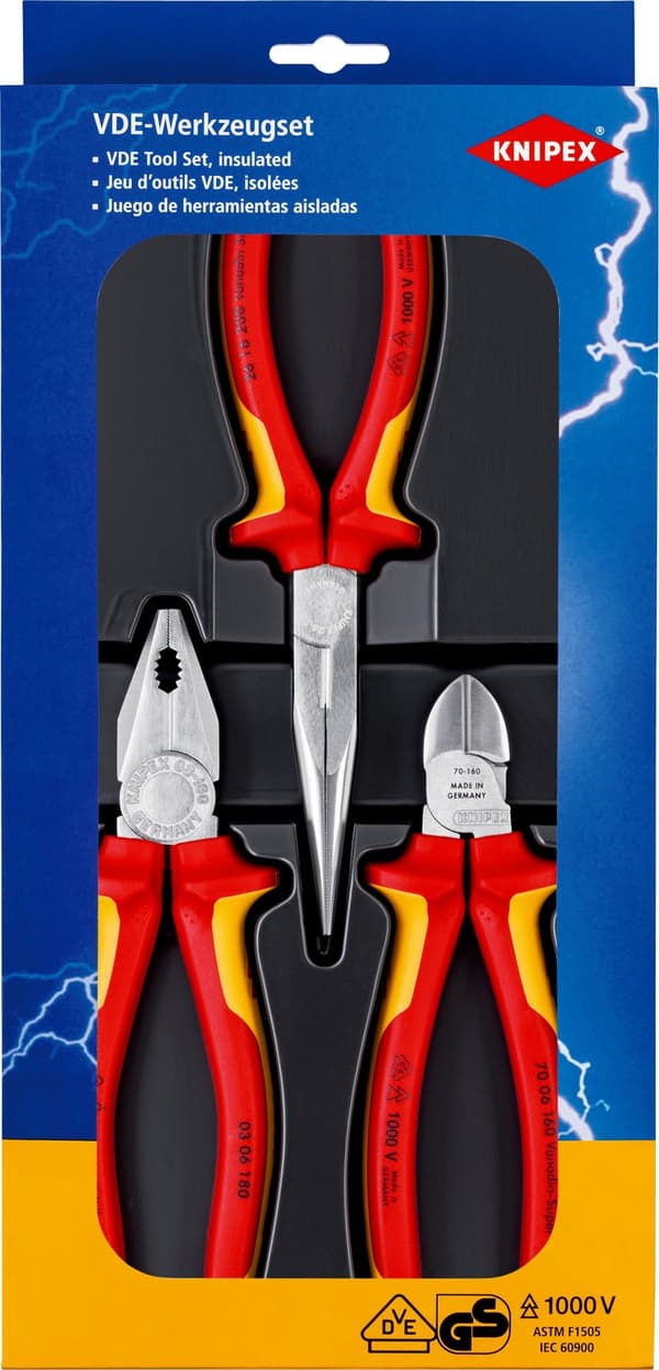 KNIPEX Electro Set 3 delar