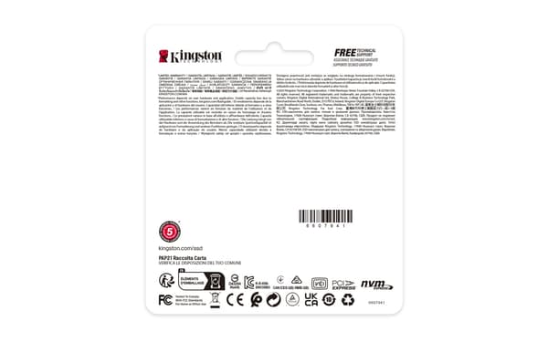 Kingston NV3 - SSD - 1 TB - PCIe 4.0 x4 (NVMe)