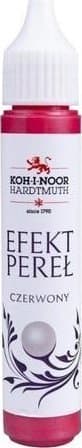 Pen med perleeffekt rød 30ml