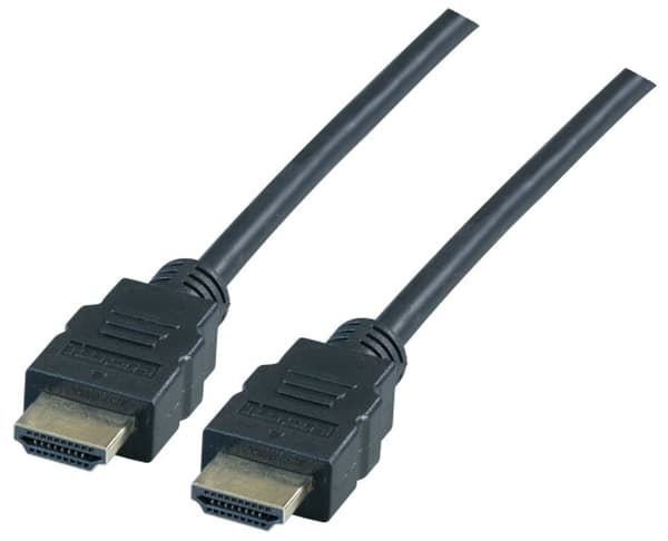 EFB HighSpeed HDMI Eth-kabel. A-A, St.-st.1m, sort, 4K30Hz