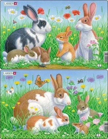 Pussel Midi Rabbits