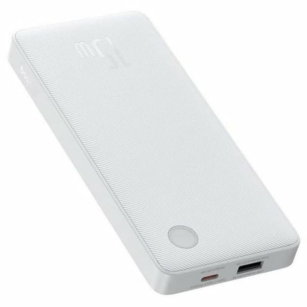 Powerbank Baseus, 10000 mAh, 15 W, hvid