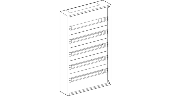 Prisma Pack Overflademonteret Modul Tavle 5x24 IP30 08005
