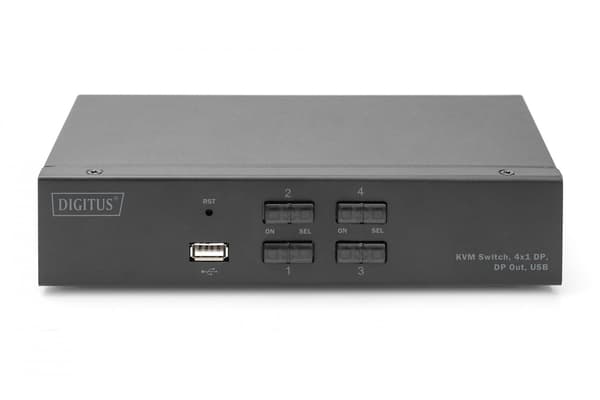 DIGITUS KVM-Switch DS-12891 - 4 Portar