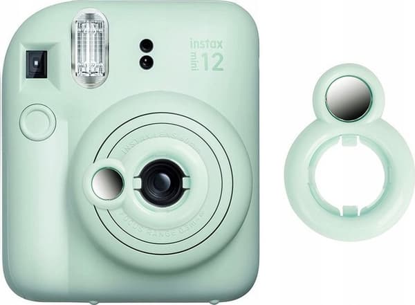 LoveInstant Spegellock för Fuji Fujifilm Instax Mini 12/Grön - Mint