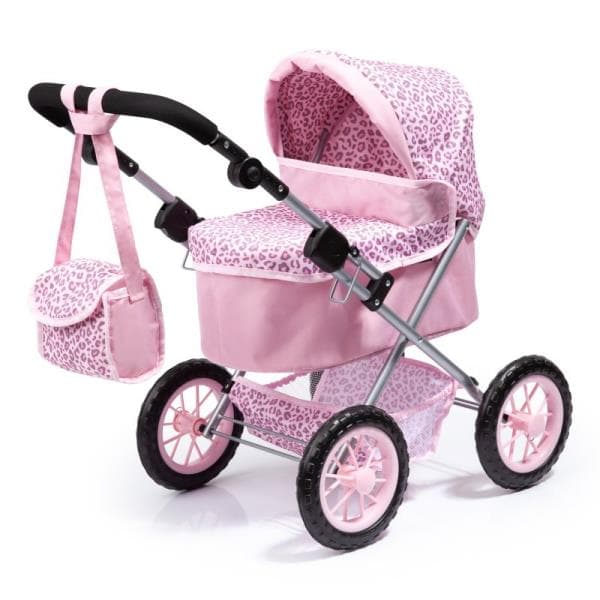 Bayer Trolley barnvagn för docka Trendy rosa 13002AA