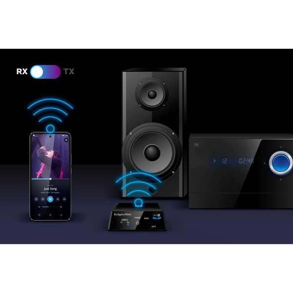 Kruger&Matz bluetooth-sender Kruger Matz BT-1 KM0352