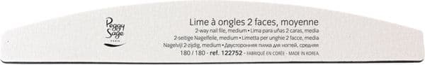 Peggy Sage Dubbelsidig nagelfil 180/180, colllox