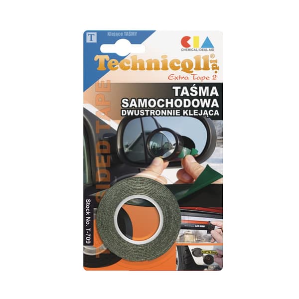 Technicqll dubbelhäftande biltapet 19mm 1.5m (T-709)