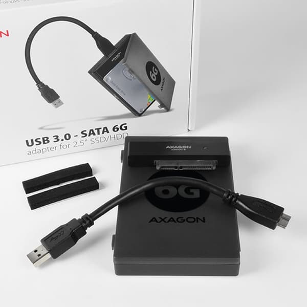 AXAGON USB3.0-SATA 6G UASP HDD Externa