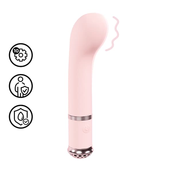 Loveline Cherie Paris G-punkt vibrator lyserød silikone USB