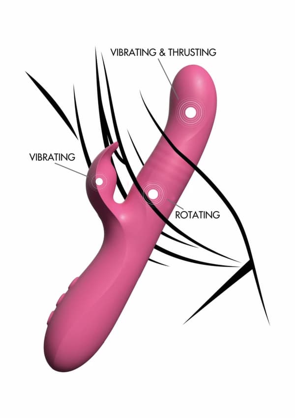 TOYJOY Venus II Vibrator Designer Edition Triple Motor System Rosa