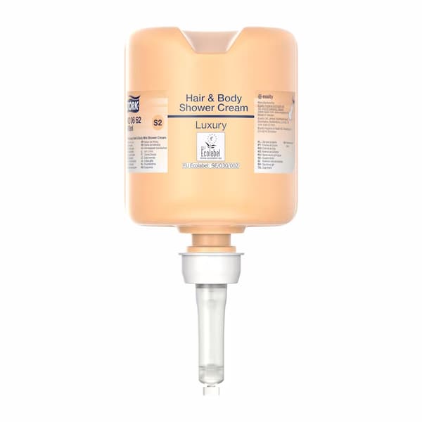 Tork Tork - Luscus flytande tvål för hår och kropp, bärnsten - 475 ml