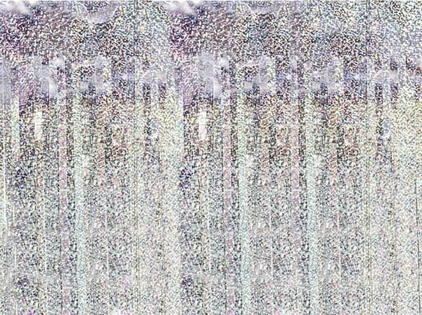 Partyridå, holografisk, 90 x 250 cm